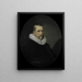 Portrait de Cornelis Jansz Hartigsvelt, directeur de la Chambre de Rotterdam de la Compagnie néerlandaise des Indes orientales, élu en 1639 - Pieter van der Werff — gerahmtes Bild an der Wand