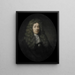 Portrait des Dominicus Rosmale, Direktors der Rotterdamer Kammer der Niederländischen Ostindien-Kompanie, gewählt im Jahr 1677 - Pieter van der Werff — gerahmtes Bild an der Wand