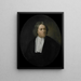 Portrait de Jan van der Burgh, directeur de la Chambre de Rotterdam de la Compagnie néerlandaise des Indes orientales, élu en 1649 - Pieter van der Werff — gerahmtes Bild an der Wand