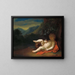 L'Enfant Bacchus - Pieter van der Werff — gerahmtes Bild an der Wand