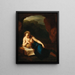 Die bußfertige Maria Magdalena in einer Höhle - Pieter van der Werff — gerahmtes Bild an der Wand