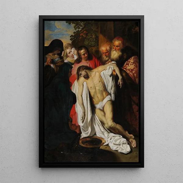 Kreuzabnahme - Pieter van Mol — gerahmtes Bild an der Wand