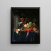 Stillleben mit goldenem Becher - Pieter de Ring — gerahmtes Bild an der Wand