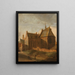 Kloster der Heiligen Agnes in Utrecht - Pieter des Ruelles — gerahmtes Bild an der Wand