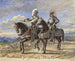 Zwei Ritter zu Pferd in einer Landschaft - Pieter van Loon — Ansicht des Kunstwerks