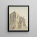 der Kirche Saint-Pierre in Utrecht - Pieter van Oort Hzn — gerahmtes Bild an der Wand