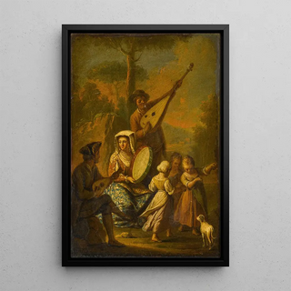 Pietro Fabris - Figures dancing and playing music in the countryside.webp