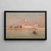 Venedig, Santa Maria della Salute - Pietro Fragiacomo — gerahmtes Bild an der Wand