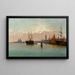 An der Einfahrt zum Großen Kanal - Pietro Galter — gerahmtes Bild an der Wand