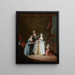 Dame an ihrer Toilette - Pietro Longhi — gerahmtes Bild an der Wand