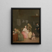 Die Briefe - Pietro Longhi — gerahmtes Bild an der Wand
