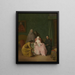 Die Besuch - Pietro Longhi — gerahmtes Bild an der Wand