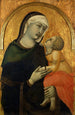Jungfrau mit Kind - Pietro Lorenzetti — Ansicht des Kunstwerks