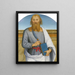 Saint Barthélemy - Pietro Perugino — gerahmtes Bild an der Wand