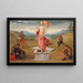 Die Auferstehung - Pietro Perugino — gerahmtes Bild an der Wand