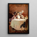 Au café - Pietro Scoppetta — gerahmtes Bild an der Wand
