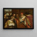 Sainte Domitille recevant le voile du pape Clément Ier - Pietro da Cortona — gerahmtes Bild an der Wand