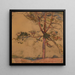 Pins parasols roses au coucher du soleil - Florence Est — gerahmtes Bild an der Wand