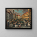 Lenkung des polnischen Kindern in Warschau durch die Moskauer im Jahr 1831 - Piotr Michałowski — gerahmtes Bild an der Wand