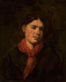Mädchen mit rotem Schal - Piotr Michałowski — Ansicht des Kunstwerks