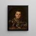 Portrait des Sohnes des Künstlers - Piotr Michałowski — gerahmtes Bild an der Wand