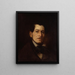 Selbstporträt - Piotr Michałowski — gerahmtes Bild an der Wand