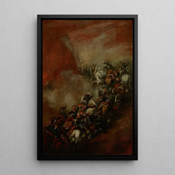 Somosierra - Piotr Michałowski — gerahmtes Bild an der Wand