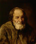 Studie eines alten Bauern - Piotr Michałowski — Ansicht des Kunstwerks