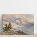 Reproduktion des Gemäldes Piz Roseg - Tschiervagletscher-Gletscher - Edward Theodore Compton Gemälde