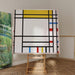 Reproduktion des Gemäldes Place de la Concorde - Piet Mondrian