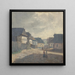 Place du village - Jan Nowopack — gerahmtes Bild an der Wand