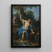 Narcisse et Écho - Placido Costanzi — gerahmtes Bild an der Wand