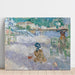 Strand von Nizza von Berthe Morisot — Wandpräsentation des Kunstwerks