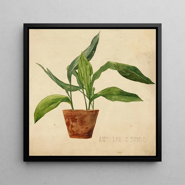 Plante en pot Schlerarbeit - Egon Schiele