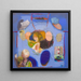 Pll blau - Tiit Psuke — gerahmtes Bild an der Wand