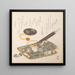 Pochette à tabac et pipe - Kubo Shunman — gerahmtes Bild an der Wand