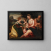 Die Heilige Familie mit der heiligen Dorothea - Polidoro da Lanciano — gerahmtes Bild an der Wand