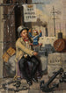 Mann mit einer Marionette - Polikarp Gumiński — Ansicht des Kunstwerks