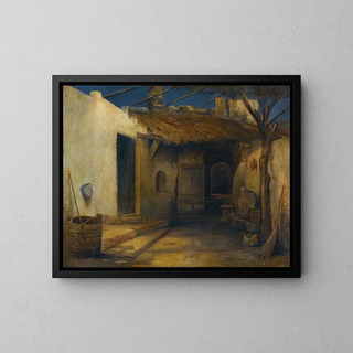 Polychronis Lembessis - A Courtyard.webp