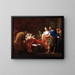 Antiochus und Stratonice - Pompeo Batoni — gerahmtes Bild an der Wand