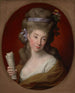 Portrait Izabela Lubomirska, Ehefrau von Ignacy Potocki 1755-1783 - Pompeo Batoni — Ansicht des Kunstwerks