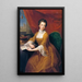 Portrait der Lady Margaret Georgiana Poyntz - Pompeo Batoni — gerahmtes Bild an der Wand
