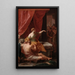 Samson und Dalila - Pompeo Batoni — gerahmtes Bild an der Wand