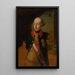 Studie für das Porträt des Kaisers Joseph II. - Pompeo Batoni — gerahmtes Bild an der Wand