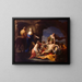 Thétis entfernt Achille vom Zentaur Chiron - Pompeo Batoni — gerahmtes Bild an der Wand