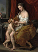 Venus streichelt Amor - Pompeo Batoni — Ansicht des Kunstwerks