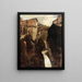 Vue de Nesso - Pompeo Pozzi — gerahmtes Bild an der Wand
