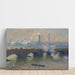 Reproduktion des Gemäldes Pont de Waterloo, journée grise - Claude Monet