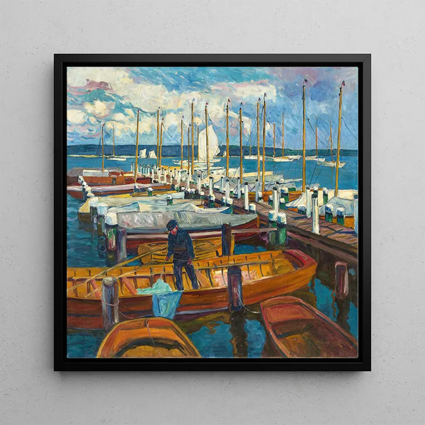 Ponton au Wannsee - Philipp Franck