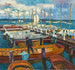Ponton am Wannsee - Philipp Franck — Ansicht des Kunstwerks